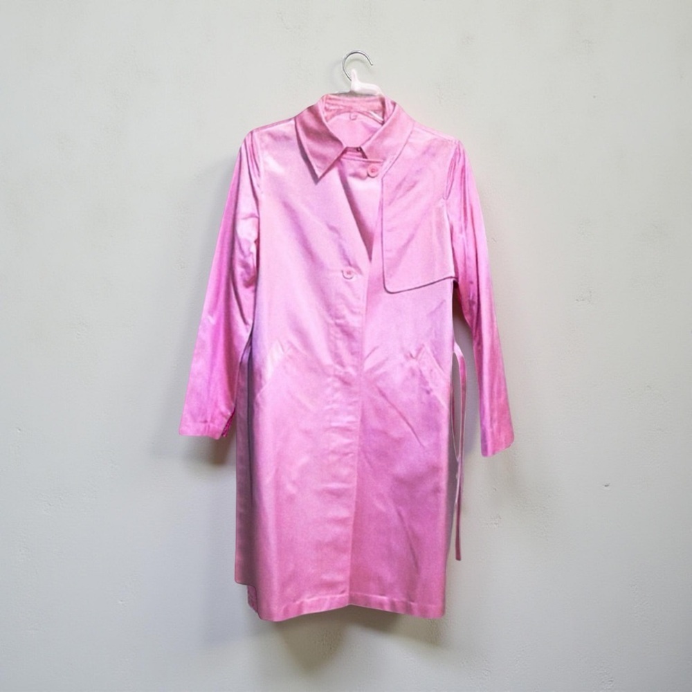 Votre Nom Women’s Statement Fall Trench. Pink. Size 4 - Picture 7 of 8